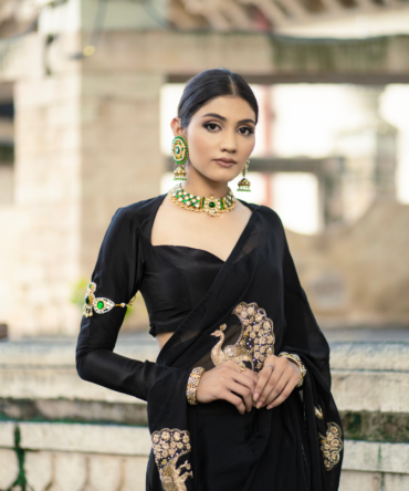 Black Morni Saree